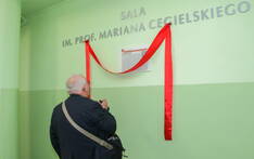 Uroczystość nadania sali nr 28 w budynku D-1 imienia prof. Mariana Cegielskiego